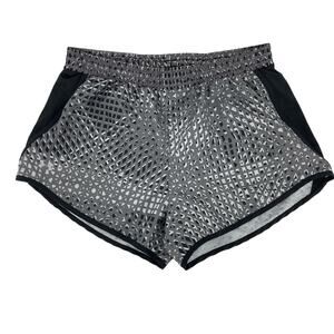Women's Gray Patterned Shorts
